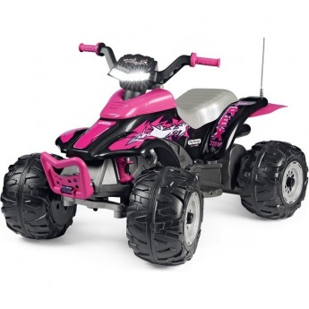 Детский электроквадроцикл PEG-PEREGO CORRAL T-REX 330W PINK