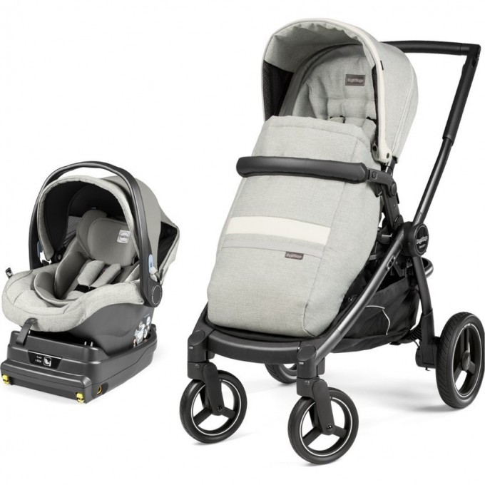 Коляска 2 в 1 PEG-PEREGO TEAM I-SIZE TRAVEL SYSTEM LUXE PURE PACK01-00000000088