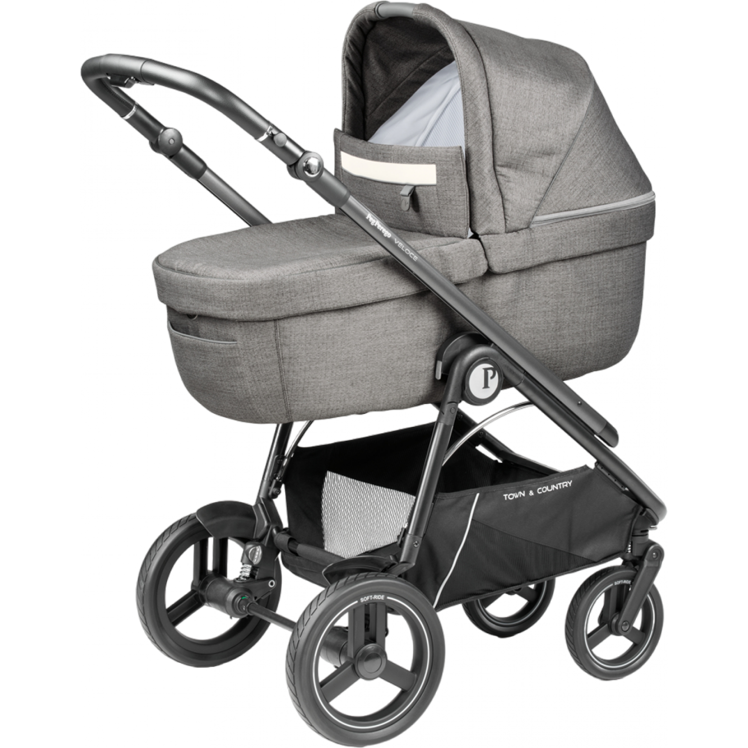 PEG PEREGO VELOCE TC CITY GREY PACK-000026-000002. Купить Коляска на  Официальном Сайте PEG PEREGO в России.