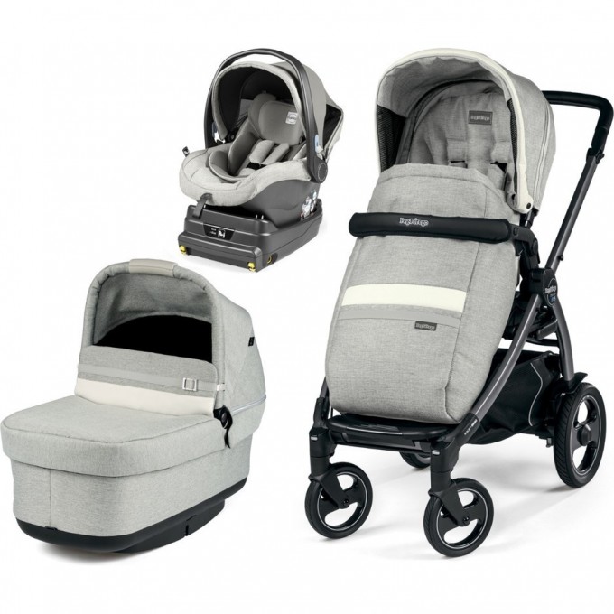 Коляска 3 в 1 PEG-PEREGO BOOK 51S POP-UP I-SIZE LUXE PURE PACK00-00000000052