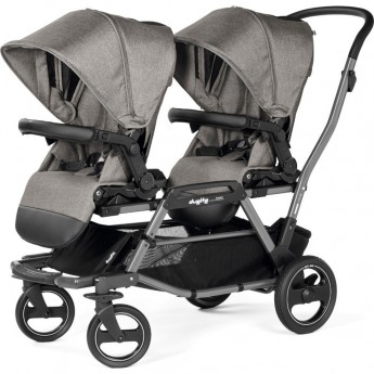 Коляска для двойни PEG-PEREGO DUETTE PIROET CITY GREY Коляска для двойни PEG-PEREGO DUETTE PIROET CITY GREY