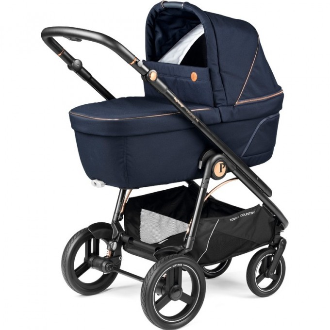 Коляска 3 в 1 PEG PEREGO VELOCE TC BELVEDERE LOUNGE BLUE SHINE PACK-000027-000007