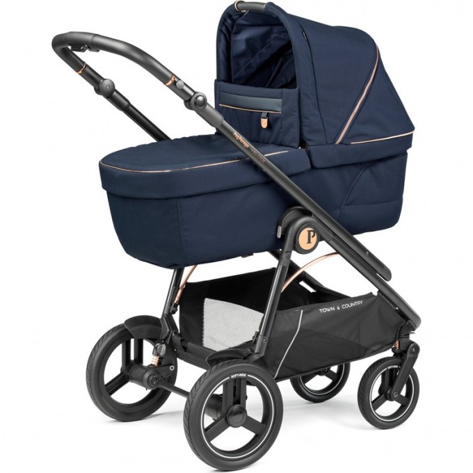 Коляска 3 в 1 PEG-PEREGO VELOCE TC Lounge Blue Shine PACK-000025-300000N